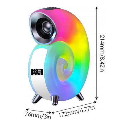 Lámpara de caracol con luz RGB