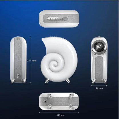 Lámpara de caracol con luz RGB