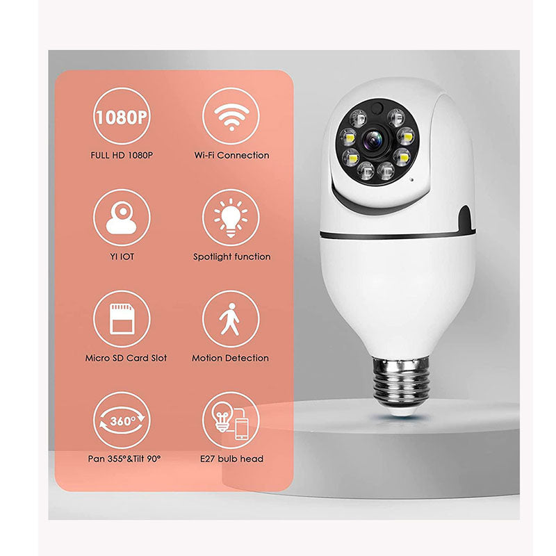 CÁMARA DE VIGILANCIA DOMO SOCKET WIFI